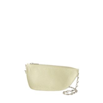 Burberry Shoulder Bags, female, Green, Size: ONE SIZE Micro Shield Crossbody