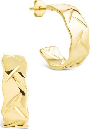 Sterling Forever Ashton Hoop Earrings in Gold at Nordstrom Rack