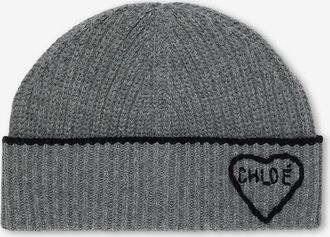 Chlo&eacute; Strickm&uuml;tze aus Wolle-Kaschmir-Mischgewebe Encoeur