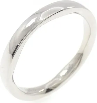 Chanel Platinum 950 Band Ring (Pre-Owned)