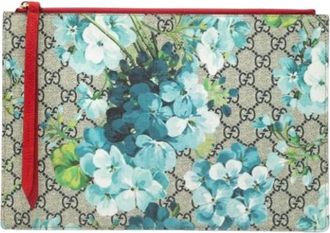 Gucci Pre-owned Clutches, female, Multicolor, Size: ONE SIZE Pre-owned Floral Print Clutch