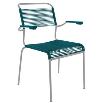 Schubiger M&ouml;bel Spaghetti-Stuhl S&auml;ntis mit Armlehnen