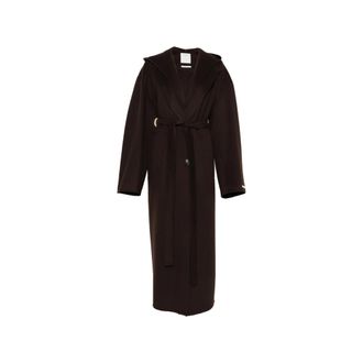 Sportmax Hooded Belted Coat