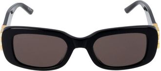 Balenciaga Sonnenbrille Balenciaga Bb0310 Sk 001 Schwarz Schwarz Grau /22/140