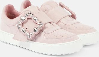 Roger Vivier Very Vivier embellished leather sneakers