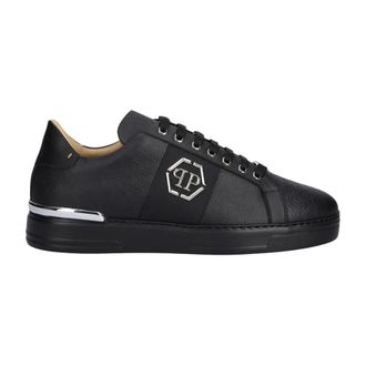 Philipp Plein Zapatillas Bajas con Monograma - Shoes - Hombre - Negro - 44 EU