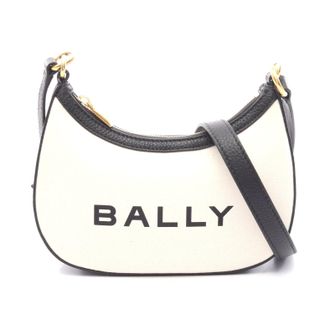 Bally Canvas Leather Shoulder Bag