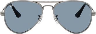 Ray-Ban The Aviator Max 58mm Pilot Sunglasses in Gunmetal /Blue at Nordstrom