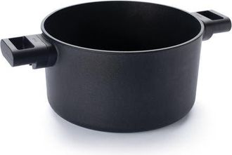 Woll Ecologic Nonstick Stock Pot 9.5-Inch, 4.75 Quart in Black at Nordstrom