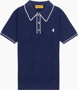 Gabicci Vintage 1973 Mens Gabicci Vintage Ronnie Delft Polo Shirt - Blue - Size: 42