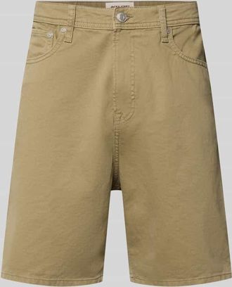 Jack & Jones Bermudas im 5-Pocket-Design Modell TONY ORIGINAL in Oliv, Gr&ouml;&szlig;e XXL