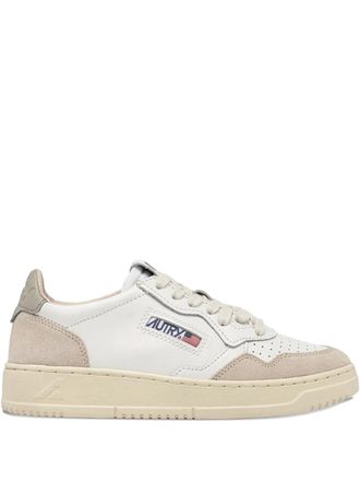 Autry Medalist Low lace-up sneakers - men - Calf Leather/Calf Suede/Nylon/Fabric/Rubber - 40 - White