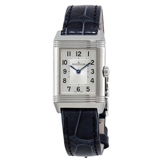 Jaeger-LeCoultre Pre-owned Jaeger LeCoultre Reverso Classic Silver Reverso Dial Ladies Watch Q2668432