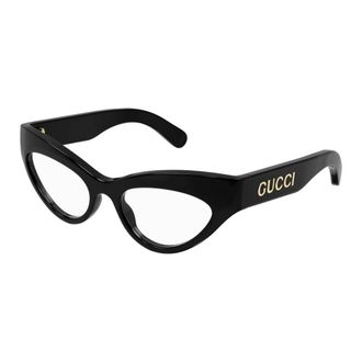 Gucci Glasses, unisex, Black, 53 MM, Stylish Eyewear Gg1295O