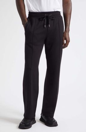 Dolce & Gabbana Logo Plate Pants in Nero at Nordstrom, Size 46