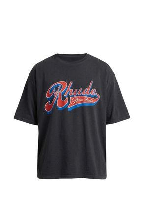 Rhude PIT STOP T SHIRT Size: XL, colour: BLACK