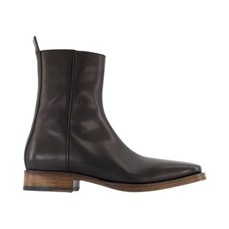 Acne Studios Leather Ankle Boot - male - Acne Studios - Ankle Boots - Black - 11 UK - Shoes