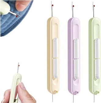 OEM Enhebrador Autom&aacute;tico 2 En 1 Con Descosedor, Juego De Accesorios De Costura De 3 Piezas, Enhebrador Y Herramienta De Costura