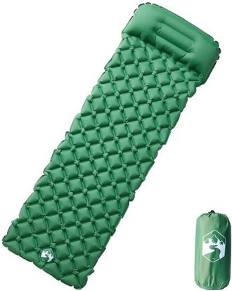 OEM Colch&oacute;n Hinchable De Camping Con Almohada, 1 Persona, Verde