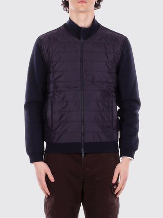Fay Nylon and Cotton Bomber Down Jacket