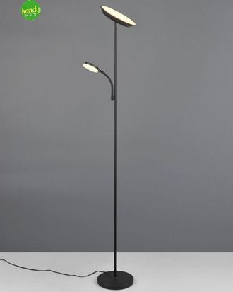 Trio Lampada Da Terra Led Nera Dimmerabile 178 Cm Specter Rl
