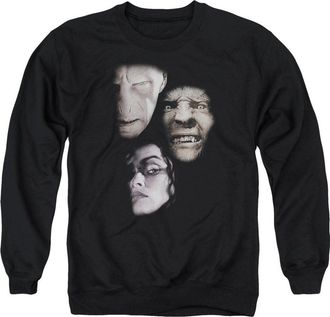 Gildan Harry Potter Villian Heads Adult Crewneck Sweatshirt
