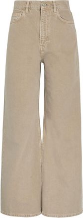 Reformation Cary Wide-leg Jeans - Beige - 27 (W27 / UK8-10 / S)