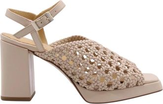 Catwalk Stijlvolle Sandalen uit Azerbeidzjan - Dames - Sandalen met hakken - Beige - 37 EU - Schoenen