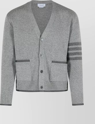 Thom Browne 4-bar milano virgin wool cardigan