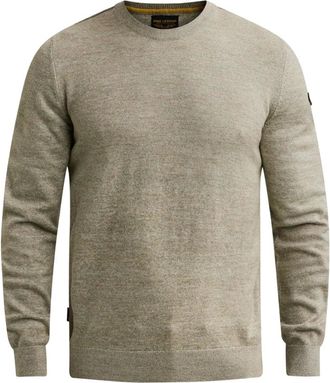 PME Legend Truien & Vesten, Heren, Beige, 2Xl, Ronde hals gebreid