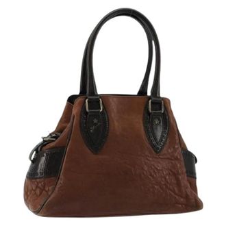 Fendi Pre-owned Handbags, female, Brown, Size: ONE SIZE Pre-owned Vintage Hand Bag