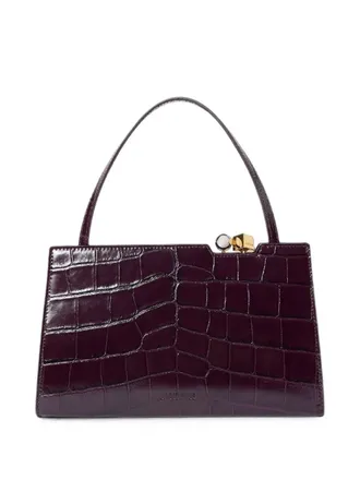 Jacquemus Handbag Leather Dark Burgundy Le Salon