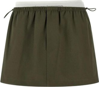 Alexander Wang Mini Logo El Skirt