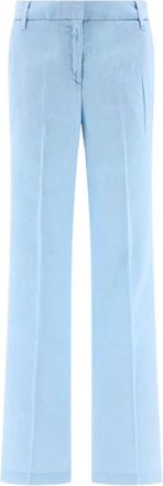 Jacob Cohen Wijde broek - Dames - Broeken - Blauw - Maat: M
