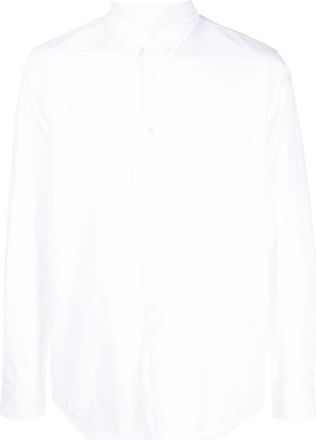A.P.C. Formal Shirt - Heren - Zakelijke Overhemden - Wit - M - Katoen - Overhemden