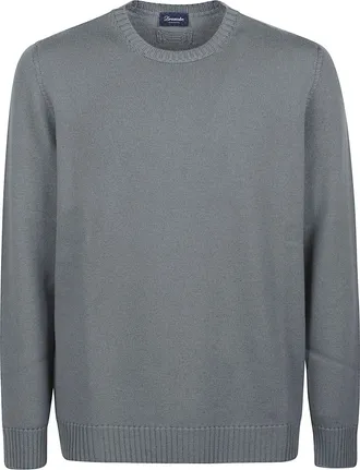 Drumohr Round Neck Merino Wool Sweater