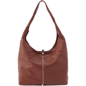 Hobo La Jolla Leather Hobo Bag in Cocoa Bean at Nordstrom