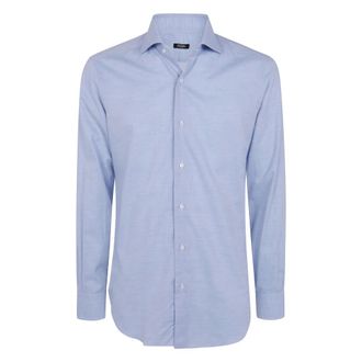 Barba Hombre, Camisas, Azul, Talla: L