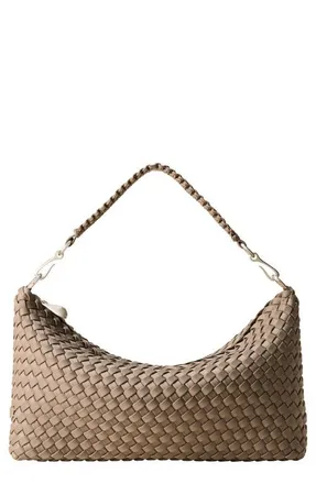 Naghedi Small Porto Half Moon Shoulder Bag in Cashmere at Nordstrom