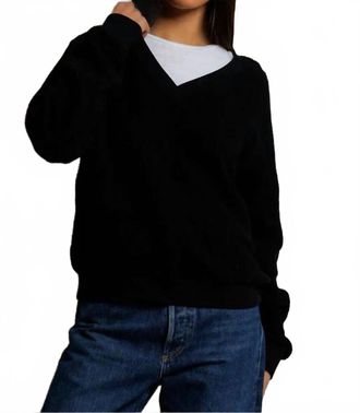 perfectwhitetee Zuri Sweatshirt In True Black