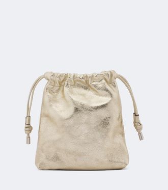 Isabel Marant Silven Mini metallic leather crossbody bag