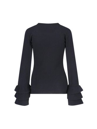 Valentino Womens Sweaters Black Viscose