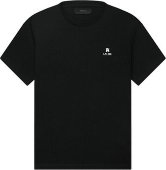 Amiri monogram print T-shirt - men - Cotton - S - Black