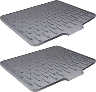 OEM Alfombrilla De Silicona Inclinada Para Escurrir La Cocina, Duradera - Peque&ntilde;a