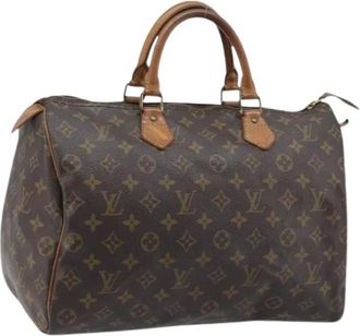 Louis Vuitton Pre-owned Handbags, female, Brown, Size: ONE SIZE Pre-owned Monogram Canvas Hand Bag