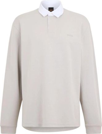 HUGO BOSS Pe_Exis Polo - Heren - Polos - Grijs - XL - Katoen - Tops