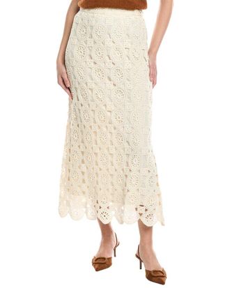 Vince Camuto Crochet Maxi Skirt