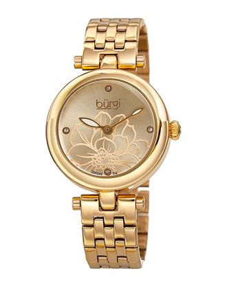 B&uuml;rgi Burgi Womens Stainless Steel Diamond Watch