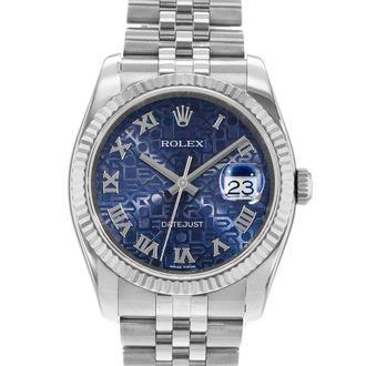 Rolex Pre-owned Rolex Datejust 36 Automatic Chronometer Mens Watch 116234 BLJRJ