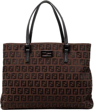 Fendi Pre-owned Fendi Zucchino Canvas Tote Ladies 2201 8BH132 JQ5 059